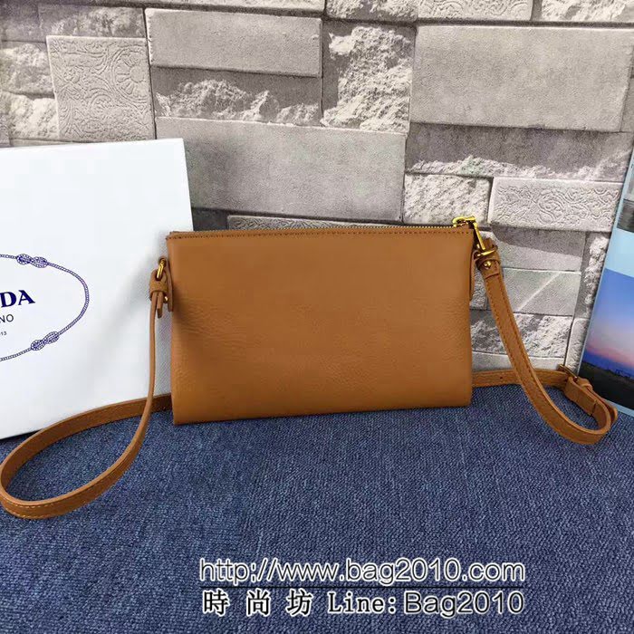 普拉達PRADA原單 PRADA 1BH050 義大利最新版 進囗頭層牛皮單肩斜跨包 PHY1297